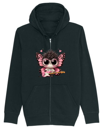 Pink Punk -butterfly 3 Black