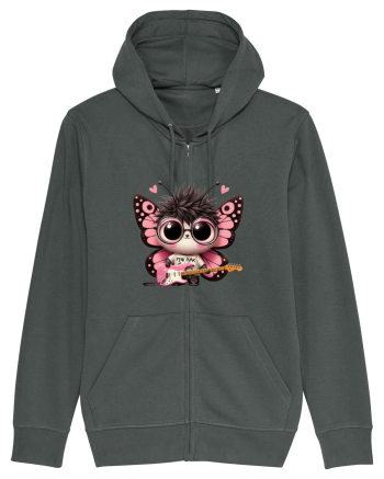 Pink Punk -butterfly 3 Anthracite