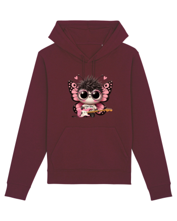Pink Punk -butterfly 3 Burgundy