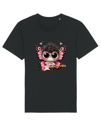 Pink Punk -butterfly 3 Black