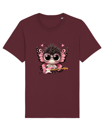 Pink Punk -butterfly 3 Burgundy