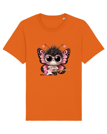 Pink Punk -butterfly 3 Bright Orange