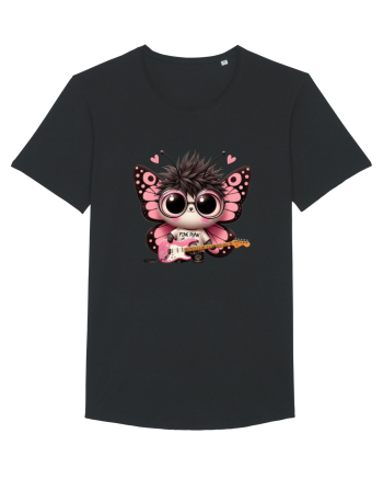 Pink Punk -butterfly 3 Black
