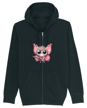 Pink Punk -butterfly 4 Black