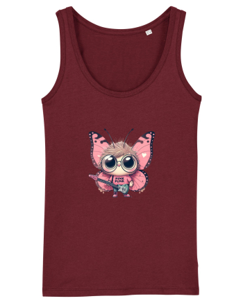 Pink Punk -butterfly 4 Burgundy