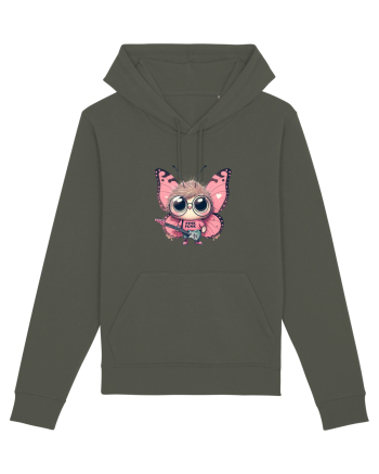 Pink Punk -butterfly 4 Khaki