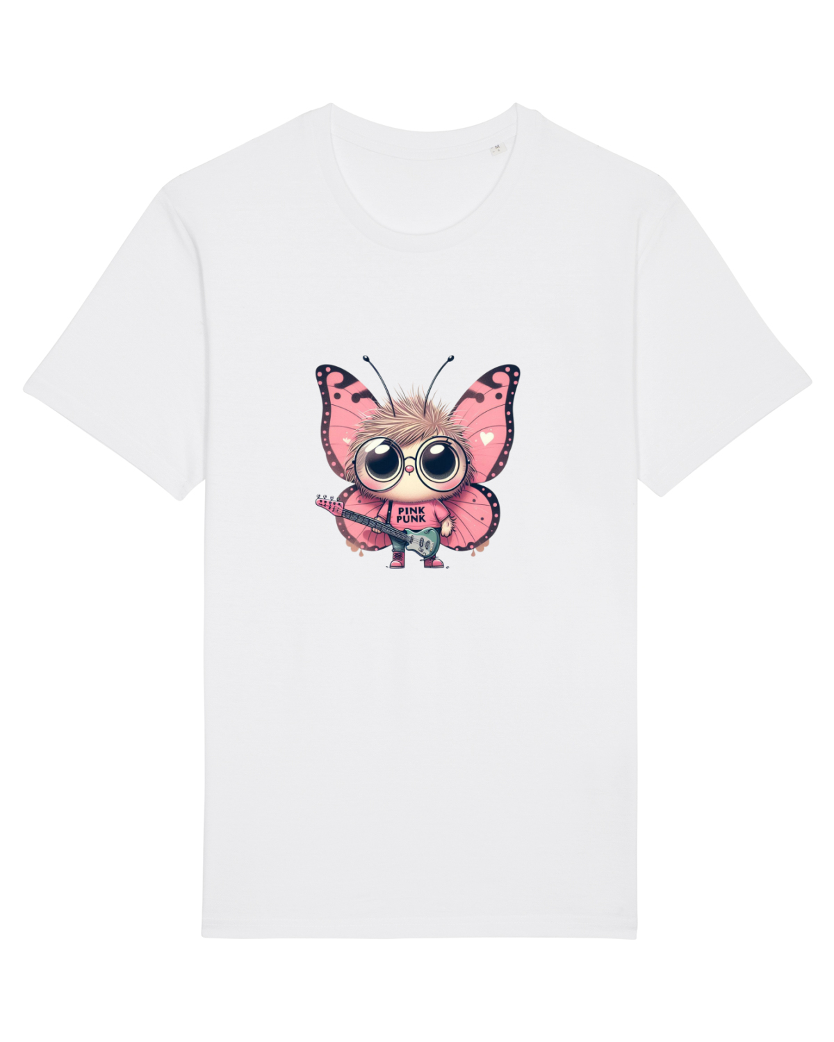 Tricou mânecă scurtă Unisex Rocker White
