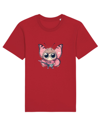 Pink Punk -butterfly 4 Red