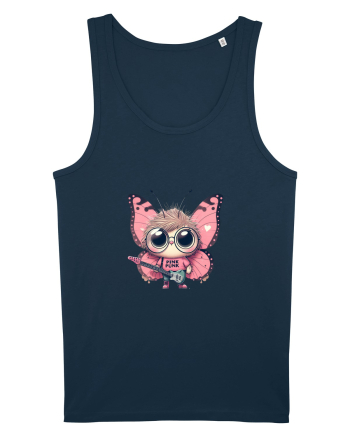 Pink Punk -butterfly 4 Navy