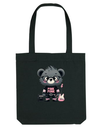 Pink Punk -gray bear 1 Black