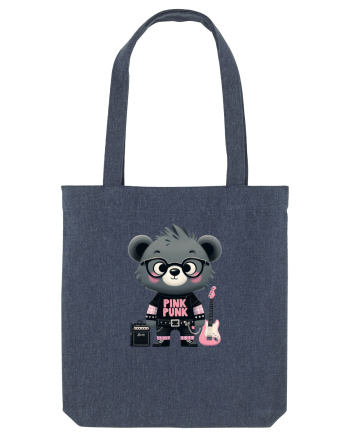 Pink Punk -gray bear 1 Midnight Blue