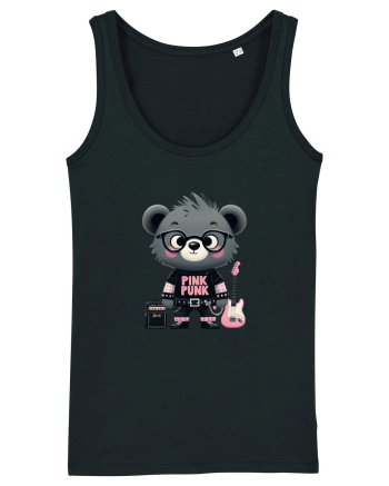 Pink Punk -gray bear 1 Black