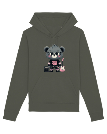 Pink Punk -gray bear 1 Khaki