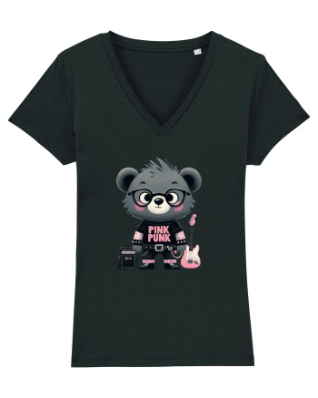 Pink Punk -gray bear 1 Black