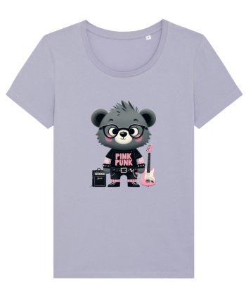 Pink Punk -gray bear 1 Lavender