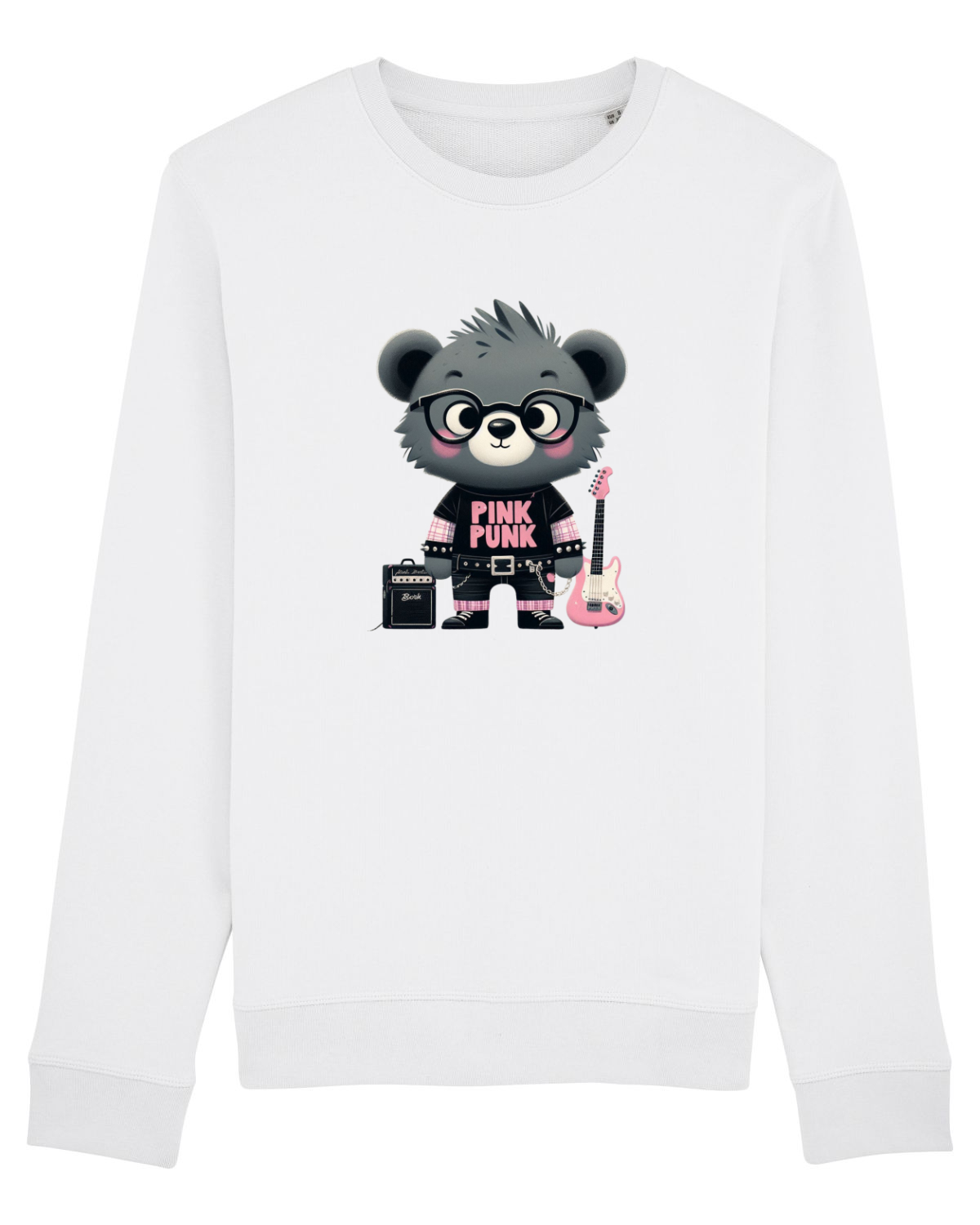 Bluză mânecă lungă Unisex Rise White