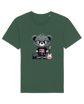 Pink Punk -gray bear 1 Bottle Green