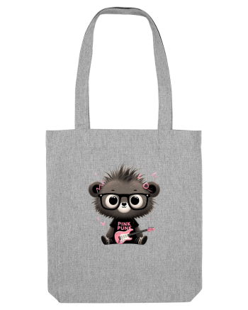Pink Punk -gray bear 2 Heather Grey
