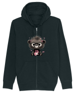 Pink Punk -gray bear 2 Hanorac cu fermoar Unisex Connector