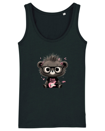 Pink Punk -gray bear 2 Black