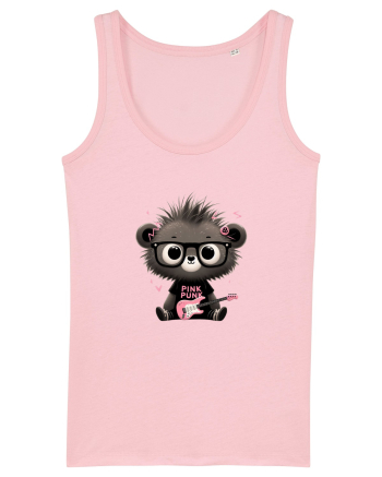Pink Punk -gray bear 2 Cotton Pink