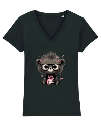 Pink Punk -gray bear 2 Black