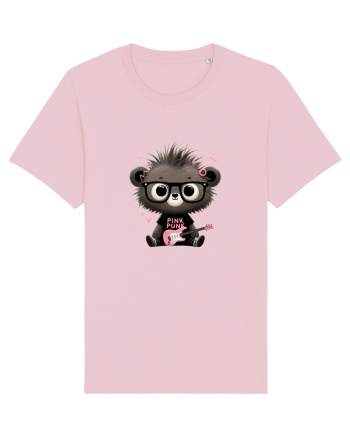 Pink Punk -gray bear 2 Cotton Pink
