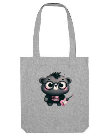 Pink Punk -gray bear 3 Heather Grey