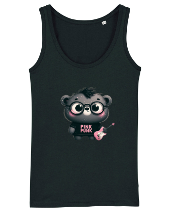 Pink Punk -gray bear 3 Black