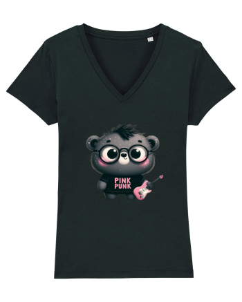 Pink Punk -gray bear 3 Black