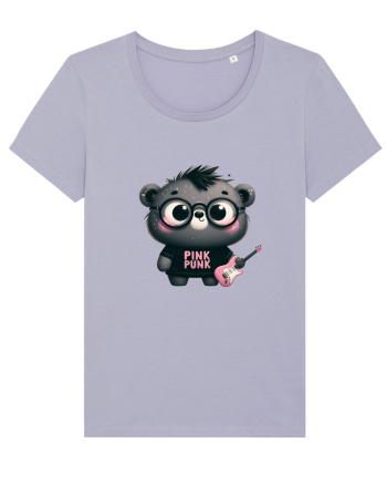 Pink Punk -gray bear 3 Lavender