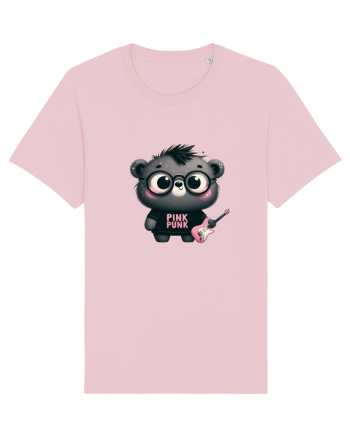 Pink Punk -gray bear 3 Cotton Pink