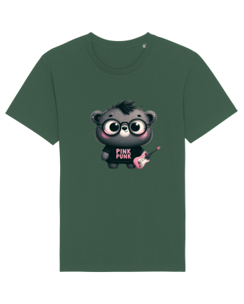 Pink Punk -gray bear 3 Bottle Green