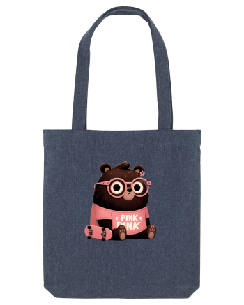 Pink Punk -gray bear 4 Midnight Blue