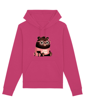 Pink Punk -gray bear 4 Raspberry