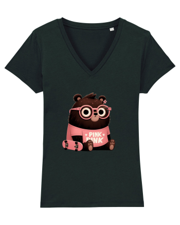 Pink Punk -gray bear 4 Black