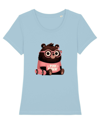 Pink Punk -gray bear 4 Sky Blue