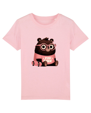 Pink Punk -gray bear 4 Cotton Pink