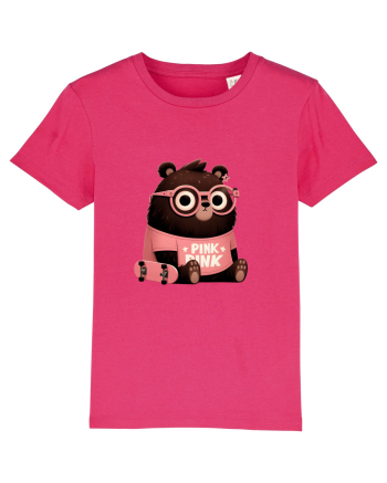 Pink Punk -gray bear 4 Raspberry