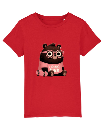 Pink Punk -gray bear 4 Red