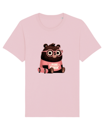 Pink Punk -gray bear 4 Cotton Pink