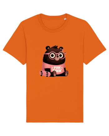 Pink Punk -gray bear 4 Bright Orange