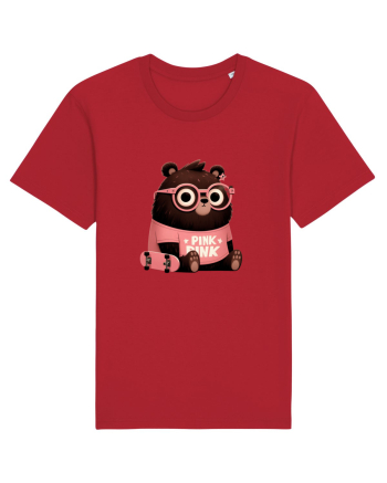 Pink Punk -gray bear 4 Red
