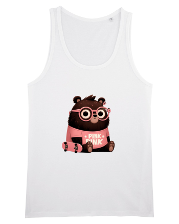 Pink Punk -gray bear 4 White