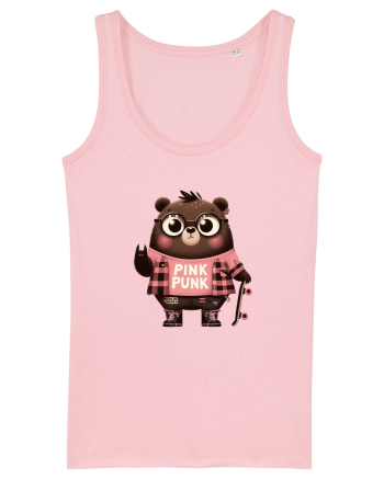 Pink Punk -gray bear 5 Cotton Pink