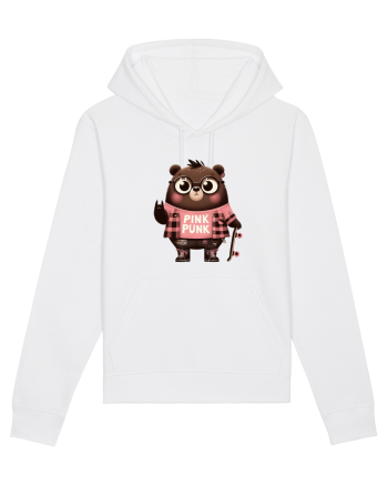Pink Punk -gray bear 5 White