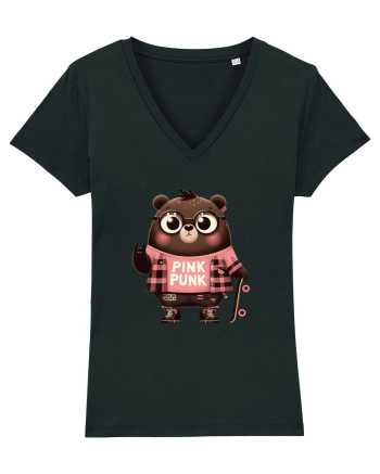 Pink Punk -gray bear 5 Black