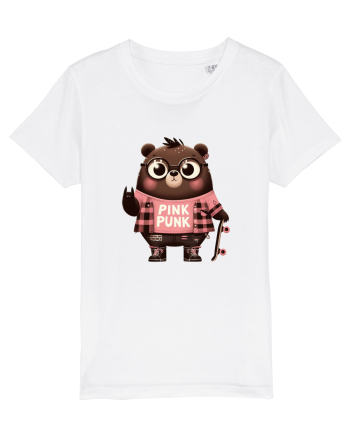 Pink Punk -gray bear 5 White