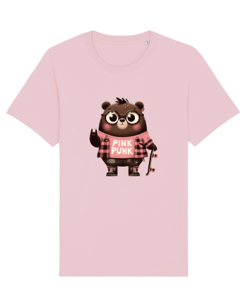 Pink Punk -gray bear 5 Cotton Pink