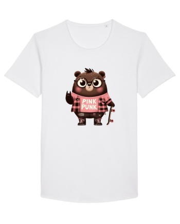 Pink Punk -gray bear 5 White